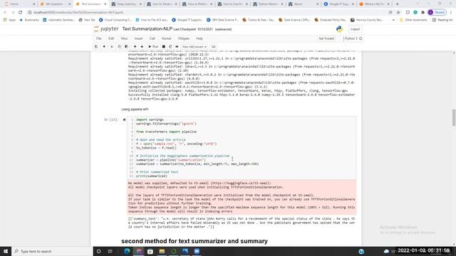 Text Summarization using NLP смотреть онлайн