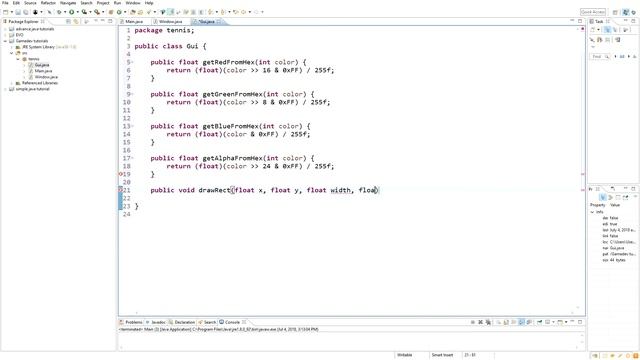 LWJGL tutorials: Pong(tennis)#2: 2D camera & Gui! смотреть онлайн