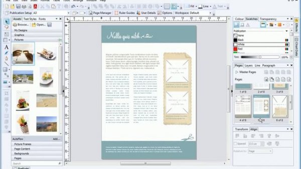 PagePlus X8 Tutorial - Quick Start