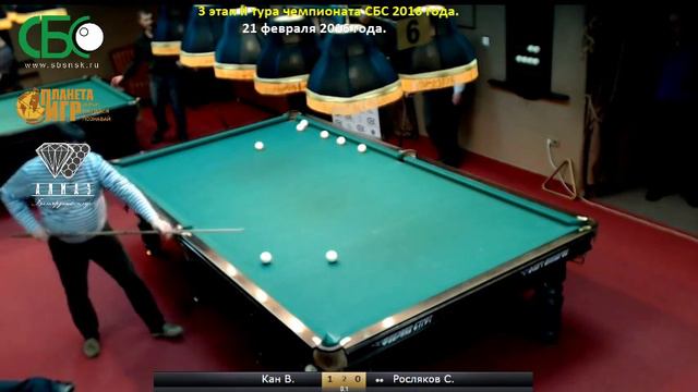 Росляков-Кан. 3 этап II тура чемпионата СБС 2016 года. смотреть онлайн