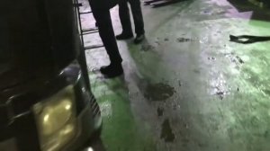 Замена втулки в колонне КМУ HIAB XS244 в Москве