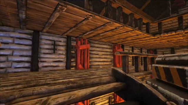 Ark: Survival Evolved - base tour - Chinese courtyard house - Crafting base (No mods) смотреть онлайн