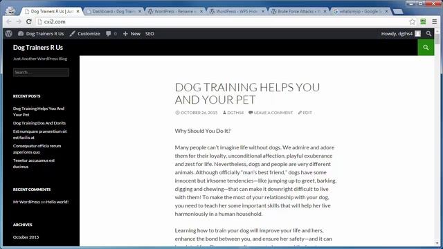 WordPress Security: What Is A WordPress Brute Force Attack | WordPress Brute Force Prevention смотреть онлайн