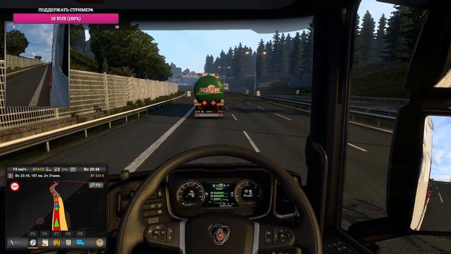 собираем деньги на первый грузовик /// Euro Truck Simulator 2 смотреть онлайн