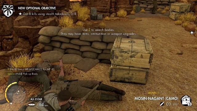 Sniper Elite 3 first few minutes Gameplay смотреть онлайн
