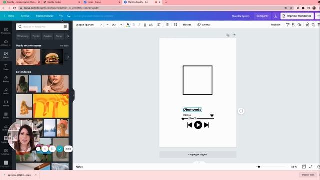⭐️ Cómo obtener el código de una canción en SPOTIFY ⭐️ para regalar! Con Canva смотреть онлайн