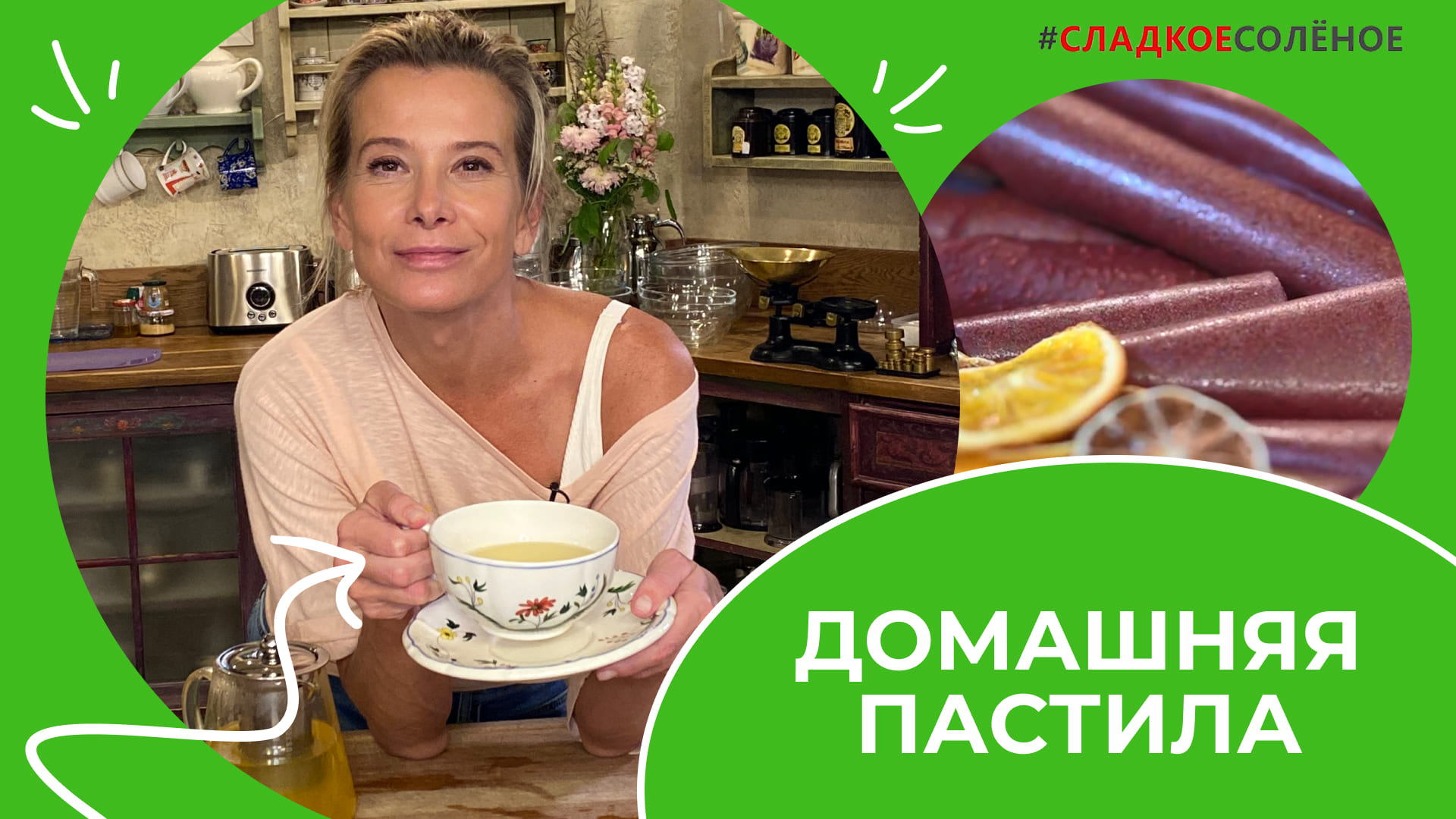 Домашняя пастила и цитрусовый чай с облепихой | #сладкоесолёное №194 (6+) смотреть онлайн