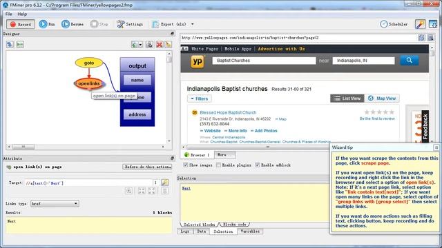Scrape pages of yellowpages following "next" link смотреть онлайн
