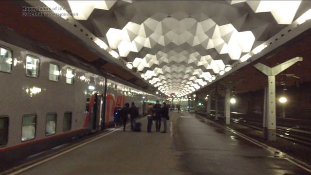 Двухэтажный поезд Москва-Питер. Moscow - Double Decked Train Moscow-Saint-Petersburg