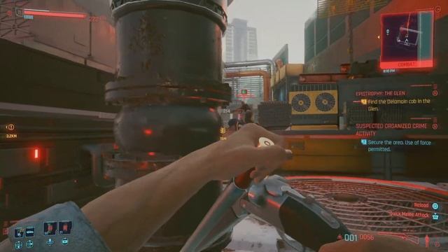Cyberpunk 2077 - How To Disarm An Enemy.