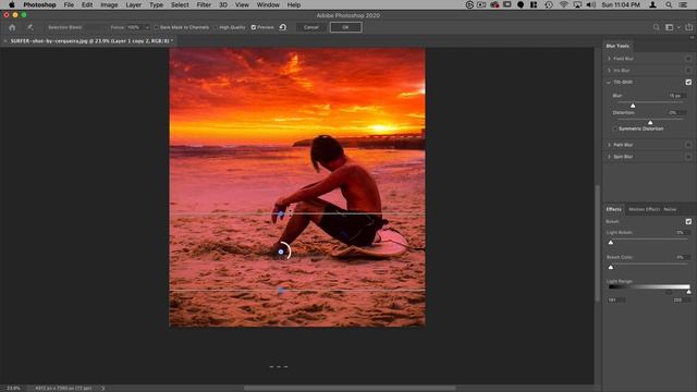 Add Color to a Preset Brush in Photoshop смотреть онлайн