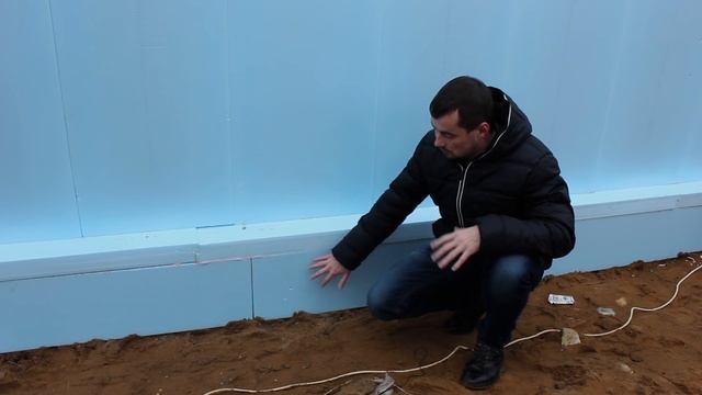 Утепление подвала и перекрытие плитами - Строительство дома. Выпуск 6 смотреть онлайн