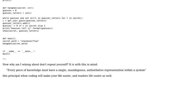 Code Review: Hangman game written in Python 3.5 (3 Solutions!!) смотреть онлайн