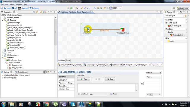 Load the flat file to oracle table using talend tool смотреть онлайн