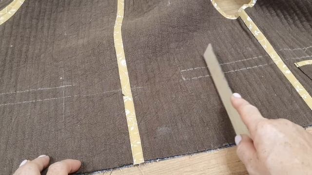 Мк по пошиву стеганой жилетки, часть 2 смотреть онлайн