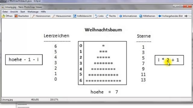 1.2.4.1 Java - Eclipse Bsp. (for) Weihnachtsbaum смотреть онлайн
