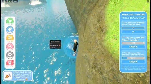 [UGC LIMITED] Roblox Work at a Restaurant Script - Collect All Backpacks смотреть онлайн