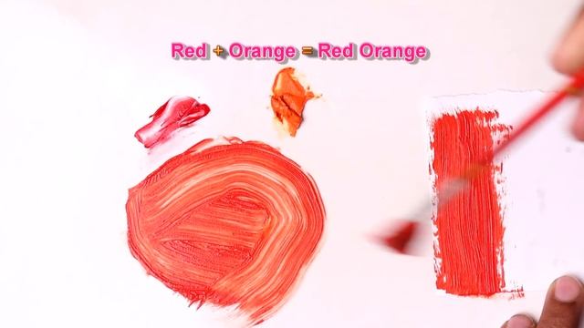 What Color Make Red Orange - Mix Acrylic Colors смотреть онлайн