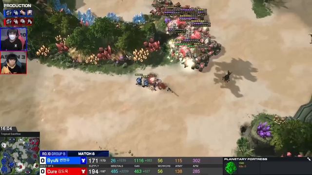 [2022 GSL Season 3] Ro.10 | Группа B | Матч 8: ByuN (T) vs. Cure (T) смотреть онлайн