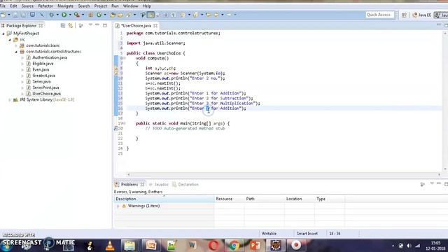 Core Java 18 -Control Structure switch Statement смотреть онлайн