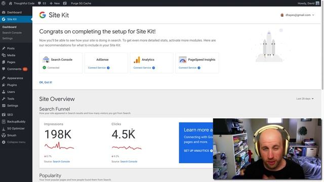 Add Google Analytics to WordPress with Site Kit смотреть онлайн