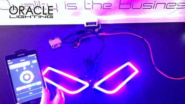 ORACLE Lighting Polaris RZR 900S/1000 XP ORACLE Dynamic RGBW Headlight Halo Kit смотреть онлайн