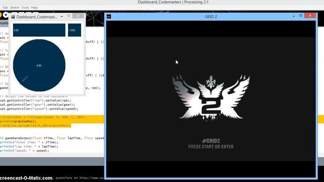 Use game data in Processing and Arduino смотреть онлайн