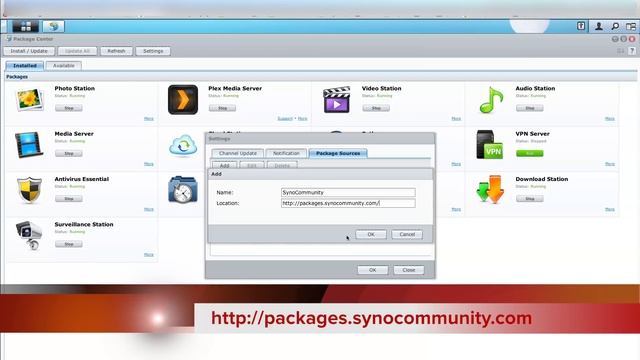 How to Add 3rd Party Packages to Your Synology Nas смотреть онлайн