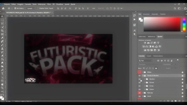 FUTURISTIC PACK | BEST FREE GFX PACK PHOTOSHOP 2020 смотреть онлайн
