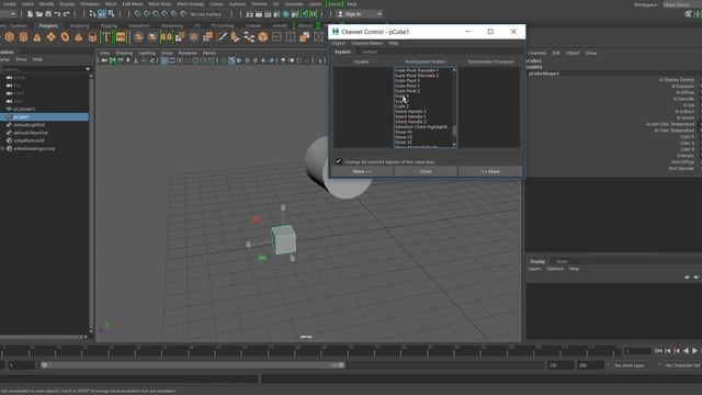 How to unlock and unhide hidden Channel attributes in maya for beginners - CGFamily смотреть онлайн