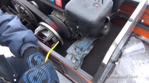 Мотобуксировщик. Замена масла на Мотобуксировщике