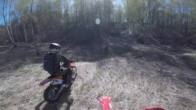 Эндуро-трасса Меркульево. Первомайский накат (часть первая) | Enduro-route Merkul'evo смотреть онлайн