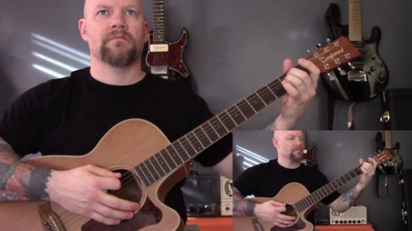 Black Metal On Acoustic Guitar - Burzum - Dunkelheit Cover