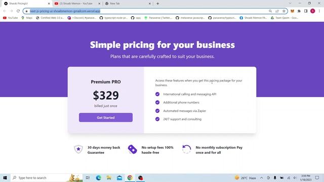 MY NEXT.JS APPLICATION PRICING UI USE CHAKRA UI FRAMEWORK смотреть онлайн