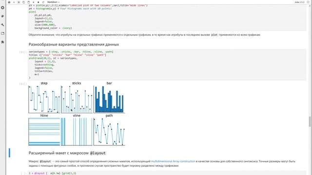 Графики - Разные варианты представления графиков