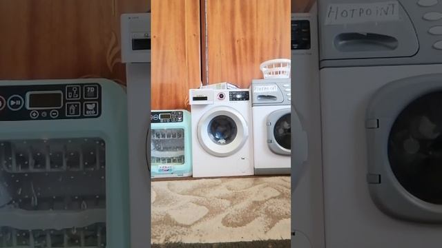 TOY WASHING MACHINE ZANUSSI VS BOSCH VS HOTPOINT смотреть онлайн