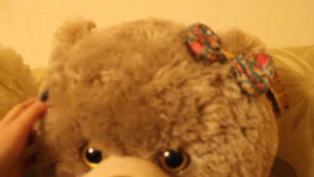 Большие мягкие игрушки Медведи и заяц (75, 80, 70см) продаю! смотреть онлайн