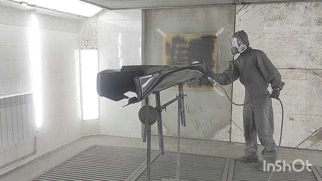 покраска пластиковых деталей мокрый по мокрому SPECTRAL 325/ANEST IWATA  LS 400 1.4ETS/WS 400 1.4 H