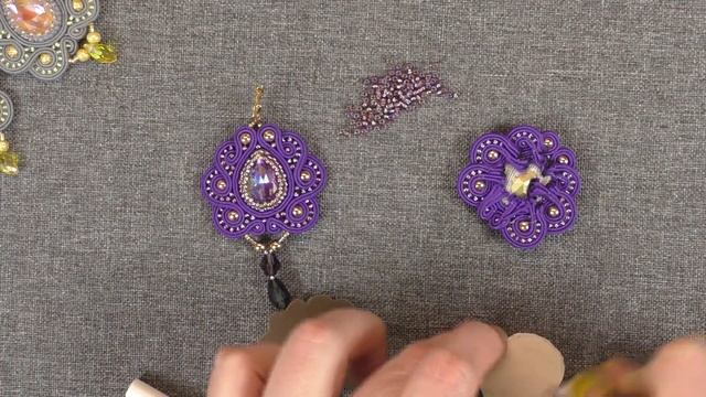 Серьги со стразом. Часть 2 // Earrings With Rhinestones. Part 2