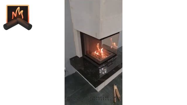 Проектируем и изготавливаем камины под ключ: топка Астов П3С 5357 со столешницей и дымоходом Феникс смотреть онлайн