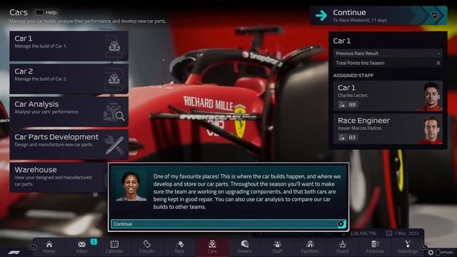 F1 Manager 22 | Scuderia Ferrari Career Mode - Introduction смотреть онлайн