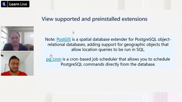 Learn Live - Extend the functionality of Azure Cosmos DB for PostgreSQL using extensions смотреть онлайн