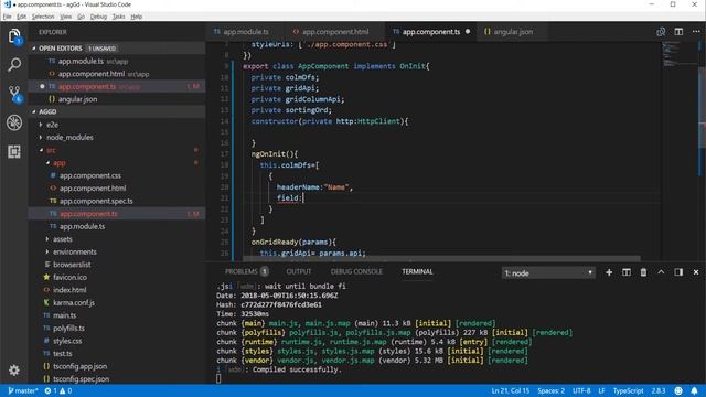 agGrid + angular: movable column ,dragable row, resize column width смотреть онлайн