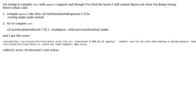 DevOps & SysAdmins: Compile curl with openssl смотреть онлайн