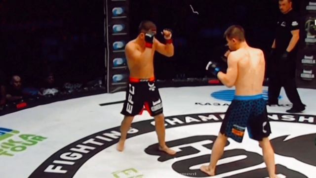 Александр "Тихий Шторм" Яковенко сносит соперника на EFC 36 смотреть онлайн