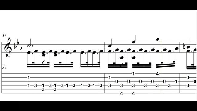 Spring [Four Seasons] (Vivaldi) Fingerstyle Guitar【Score & TAB】 смотреть онлайн
