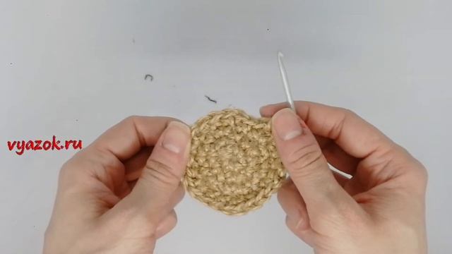 Вазочка из джута: подробное видео по вязанию крючком смотреть онлайн