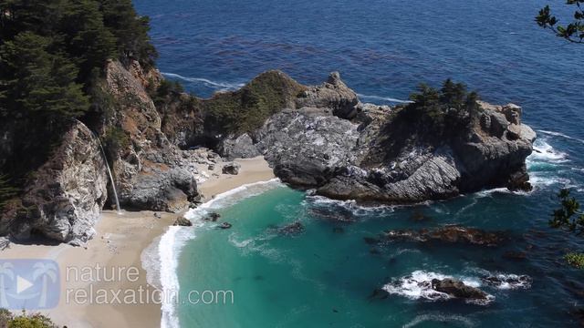 4K ULTRA HIGH-RESOLUTION NATURE Mcway Falls, Big Sur (Canon 1-Dc) смотреть онлайн