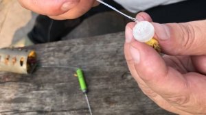 Как ловить крупную рыбу. Оснастка для трофейного карпа.  Силиконовый стопор для насадки.