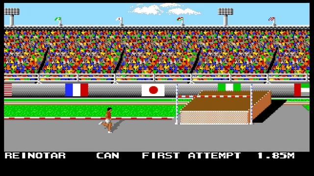 Amiga game - Summer Games II (1080p50) смотреть онлайн